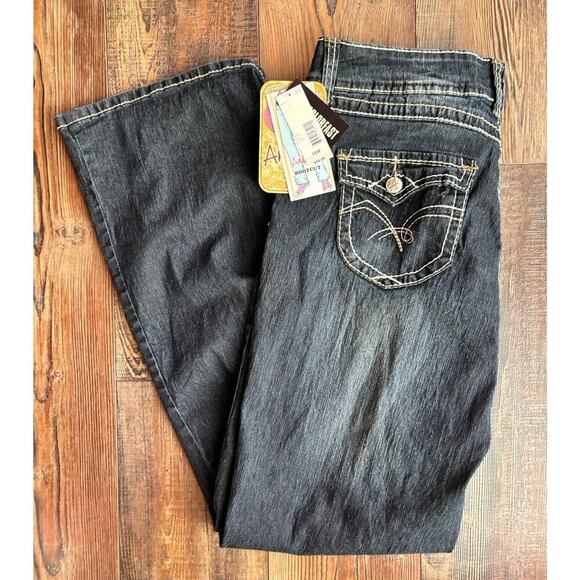 Angels Denim - New with tags **ANGELS** Bootcut WOMENS Blue JEANS 18W Low Rise Y2K